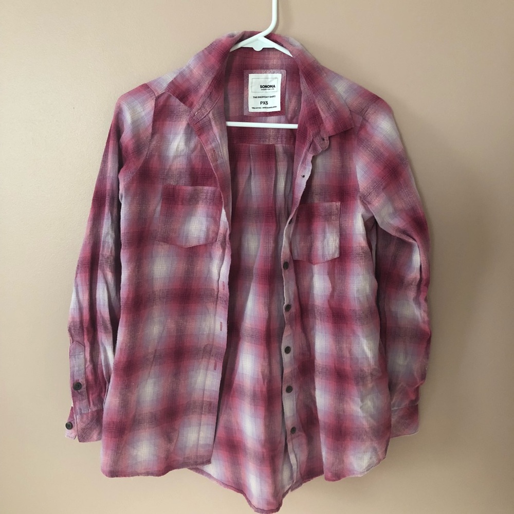 NWOT Sonoma Flannel Shirt